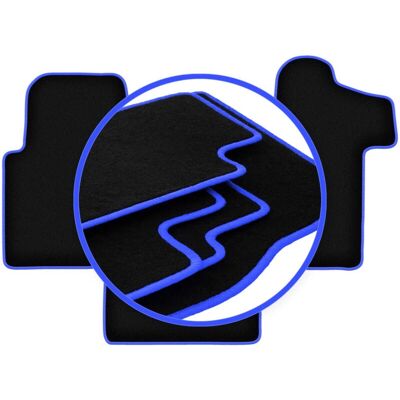 CARLUX-BLUE - Renault Master II - Negro - Alfombrillas coche CARLUX-BLUE - Renault Master II - Negro - Alfombrillas coche