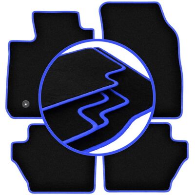 CARLUX-BLUE - FORD EcoSport MK2 - Costuras azules - Car mats CARLUX-BLUE - FORD EcoSport MK2 - Costuras azules - Car mats