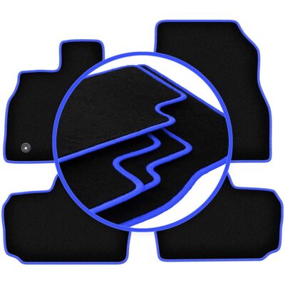 CARLUX - Nissan Leaf I 2010-2017 - AZUL - Alfombrillas CARLUX - Nissan Leaf I 2010-2017 - AZUL - Alfombrillas