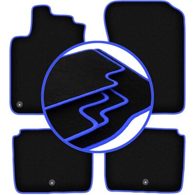 Carlux - CARLUX-BLUE Renault Latitude 2010-2015 - costuras azules - Alfombrillas Carlux - CARLUX-BLUE Renault Latitude 2010-2015 - costuras azules - Alfombrillas