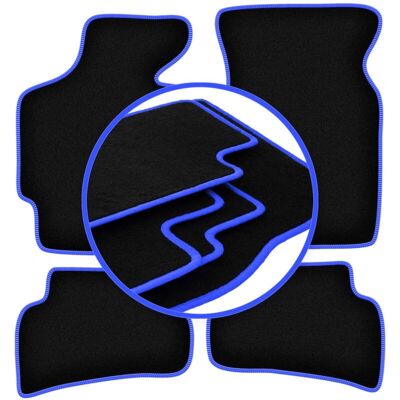 CARLUX - WLG-CARLUX-BLUE - Mazda MX-6 1988-1992 - Alfombrillas de coche CARLUX - WLG-CARLUX-BLUE - Mazda MX-6 1988-1992 - Alfombrillas de coche