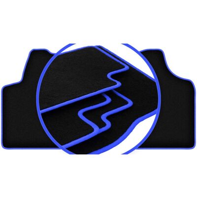 CARLUX-BLUE - Citroën Jumpy II - Blue stitching - car mat CARLUX-BLUE - Citroën Jumpy II - Blue stitching - car mat