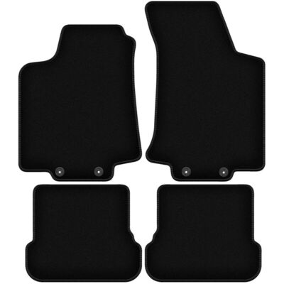 Volkswagen - Golf IV Cabrio - Terciopelo Negro - BASIC - Alfombrillas de coche Volkswagen - Golf IV Cabrio - Terciopelo Negro - BASIC - Alfombrillas de coche