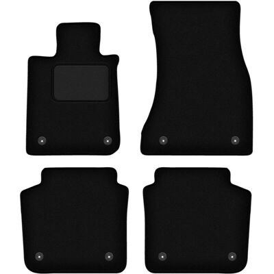 WLG-CARLUX - BMW 7 G12 LWB - Negro - Terciopelo - Alfombrillas de coche WLG-CARLUX - BMW 7 G12 LWB - Negro - Terciopelo - Alfombrillas de coche