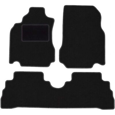WLG-CARLUX - Nissan Cube Z12 - negro - terciopelo - Alfombrillas WLG-CARLUX - Nissan Cube Z12 - negro - terciopelo - Alfombrillas