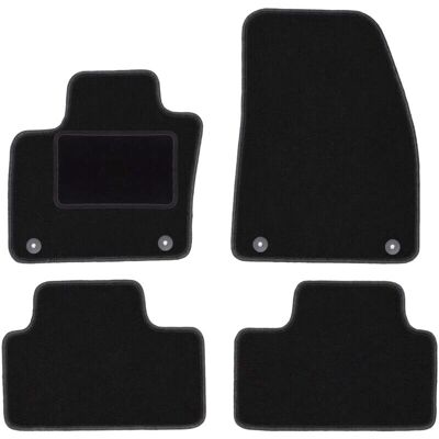 WLG-CARLUX - Volvo XC40 - Black Velvet - Car Floor Mats WLG-CARLUX - Volvo XC40 - Black Velvet - Car Floor Mats
