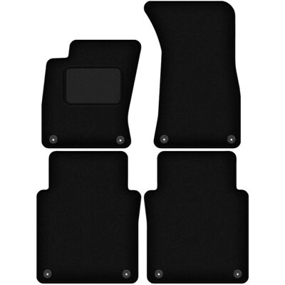 WLG-CARLUX - Audi A8 D3 - Negro - Terciopelo - Alfombrillas WLG-CARLUX - Audi A8 D3 - Negro - Terciopelo - Alfombrillas