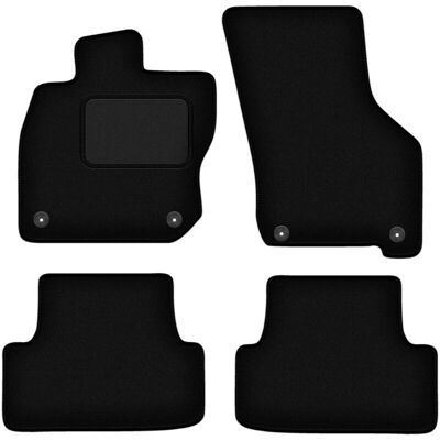 Volkswagen Golf VIII eTSI Alltrack - negro terciopelo - alfombrillas Volkswagen Golf VIII eTSI Alltrack - negro terciopelo - alfombrillas