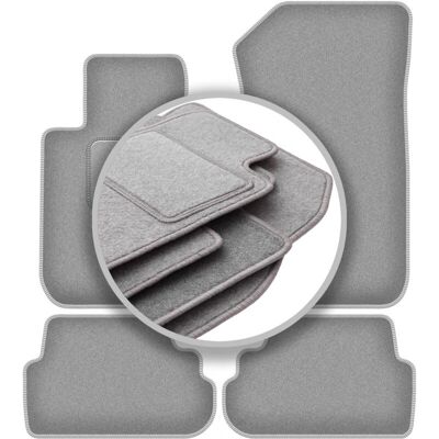 WLG-CARLUX OSLO - Gris ceniza - Alfombrillas de coche WLG-CARLUX OSLO - Gris ceniza - Alfombrillas de coche