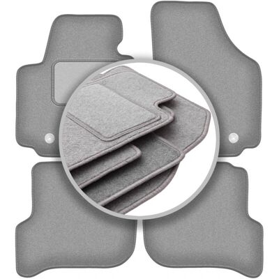 WLG-CARLUX-OSLO - Gris - Polipropileno - Alfombrillas WLG-CARLUX-OSLO - Gris - Polipropileno - Alfombrillas
