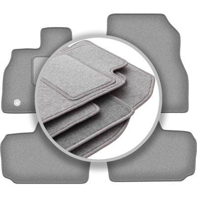 WLG-CARLUX-OSLO Nissan Leaf 2010-2017 Gris ceniza Alfombrillas WLG-CARLUX-OSLO Nissan Leaf 2010-2017 Gris ceniza Alfombrillas