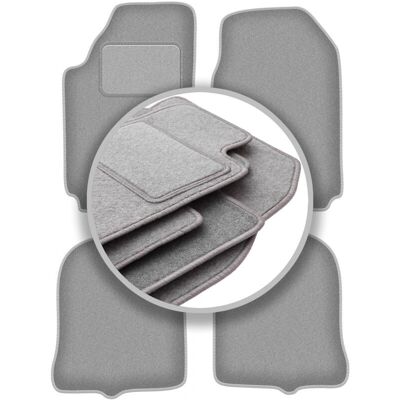 WLG-CARLUX - Audi 100 C3 Avant - Gris ceniza - Refuerzo conductor - Alfombrillas WLG-CARLUX - Audi 100 C3 Avant - Gris ceniza - Refuerzo conductor - Alfombrillas