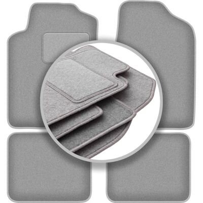 WLG-CARLUX-OSLO - OSLO - Gris ceniza - Polipropileno Car Mats WLG-CARLUX-OSLO - OSLO - Gris ceniza - Polipropileno Car Mats