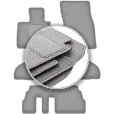 WLG-CARLUX - BMW X5 F15 - gris ceniza - Alfombrillas WLG-CARLUX - BMW X5 F15 - gris ceniza - Alfombrillas