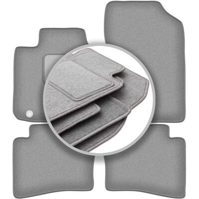 WLG-CARLUX - OSLO - Gray - Car Mats WLG-CARLUX - OSLO - Gray - Car Mats