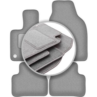 WLG-CARLUX-OSLO - Fiat E-500 - Gray ash - Car Mats WLG-CARLUX-OSLO - Fiat E-500 - Gray ash - Car Mats