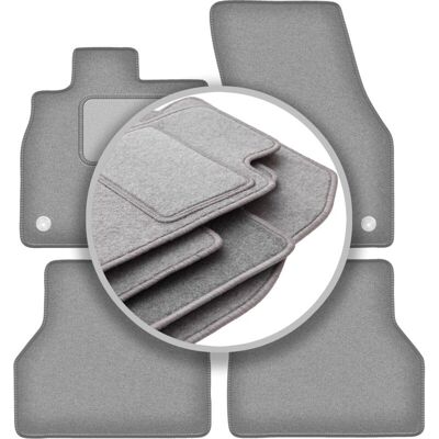 WLG-CARLUX - OSLO - Gris ceniza - Polipropileno - Alfombrillas de coche WLG-CARLUX - OSLO - Gris ceniza - Polipropileno - Alfombrillas de coche