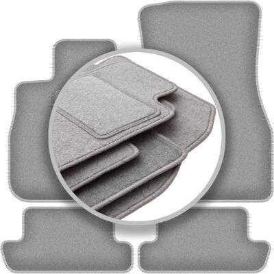 WLG-CARLUX - OSLO - Gris - BMW 8 G14 Cabrio - Car Mats WLG-CARLUX - OSLO - Gris - BMW 8 G14 Cabrio - Car Mats