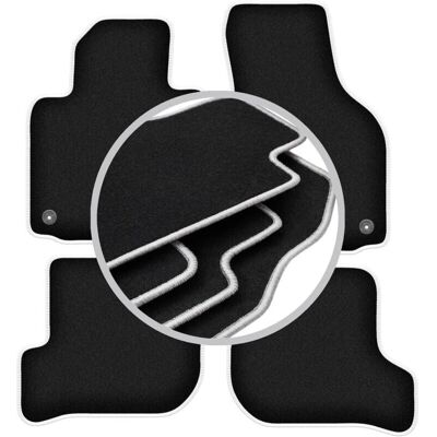 CARLUX-SILVER - Volkswagen Golf V - Hatchback - 2003-2009 - Car Mats CARLUX-SILVER - Volkswagen Golf V - Hatchback - 2003-2009 - Car Mats