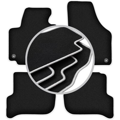 WLG-CARLUX-SILVER - Golf Plus - Negro - Alfombrillas WLG-CARLUX-SILVER - Golf Plus - Negro - Alfombrillas