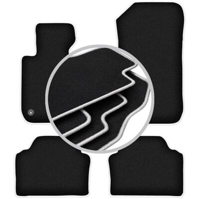 CARLUX-SILVER - WLG-CARLUX-SILVER - Negro - Car Mats CARLUX-SILVER - WLG-CARLUX-SILVER - Negro - Car Mats