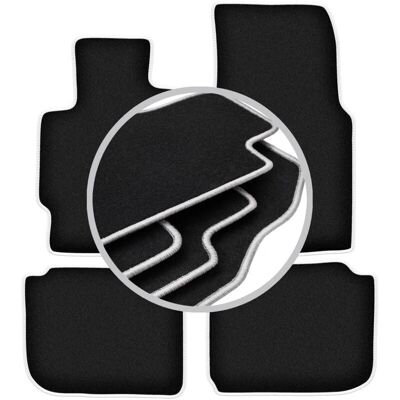 WLG-CARLUX-SILVER - Honda CR-V I - Negro - Alfombrillas WLG-CARLUX-SILVER - Honda CR-V I - Negro - Alfombrillas