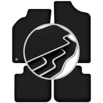 WLG-CARLUX-SILVER - Alfa Romeo 155 - Negro - Alfombrillas WLG-CARLUX-SILVER - Alfa Romeo 155 - Negro - Alfombrillas
