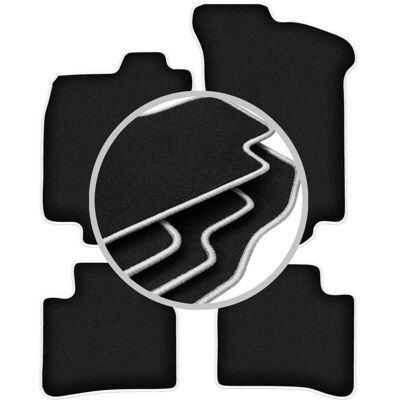 WLG-CARLUX-SILVER - Fiat Tempra - Negro - car mats WLG-CARLUX-SILVER - Fiat Tempra - Negro - car mats