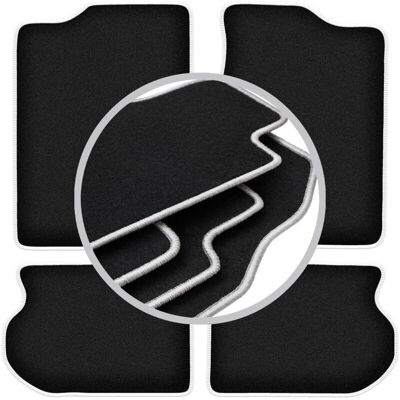 CARLUX-SILVER - Vitara - Negro perforado - Car mats CARLUX-SILVER - Vitara - Negro perforado - Car mats
