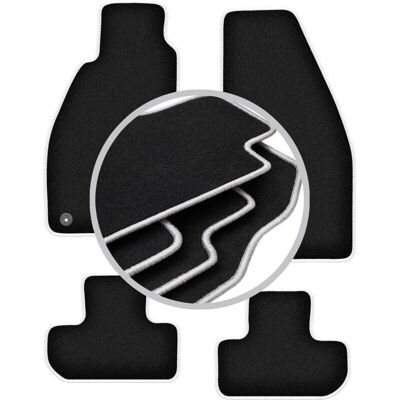 Alfa Romeo - GTV - negro - gris claro - Car mats Alfa Romeo - GTV - negro - gris claro - Car mats