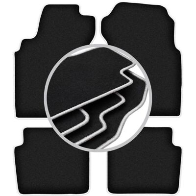 CARLUX-SILVER - Nissan Maxima IV - Negro - Alfombrillas CARLUX-SILVER - Nissan Maxima IV - Negro - Alfombrillas