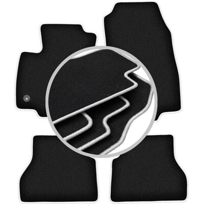CARLUX-SILVER - FORD B-MAX - Negro - Floor mats CARLUX-SILVER - FORD B-MAX - Negro - Floor mats
