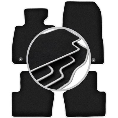 WLG - CARLUX-SILVER - Mazda CX-3 - Alfombrillas WLG - CARLUX-SILVER - Mazda CX-3 - Alfombrillas