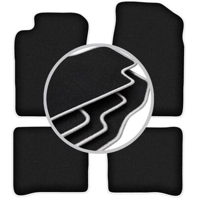 WLG-CARLUX-SILVER - Toyota Carina E - Sedán - Car mats WLG-CARLUX-SILVER - Toyota Carina E - Sedán - Car mats