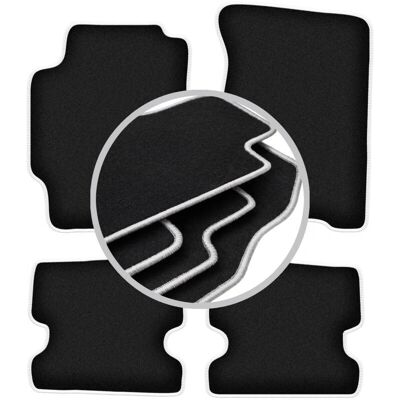 CARLUX-SILVER - Ford Probe MK2 - Negro - Alfombrilla de coche CARLUX-SILVER - Ford Probe MK2 - Negro - Alfombrilla de coche