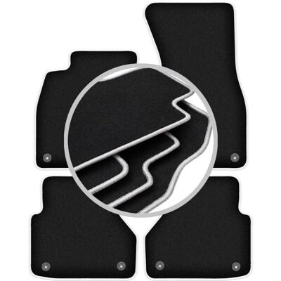 Carlux - Audi A7 C8 - Gris claro - Floor mats Carlux - Audi A7 C8 - Gris claro - Floor mats