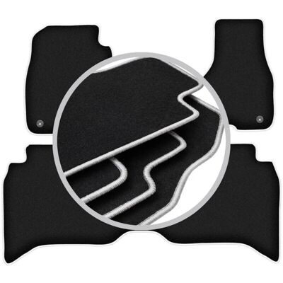 CARLUX-SILVER - Dodge RAM DS DJ 1500 - Gris - Alfombrillas de coche CARLUX-SILVER - Dodge RAM DS DJ 1500 - Gris - Alfombrillas de coche