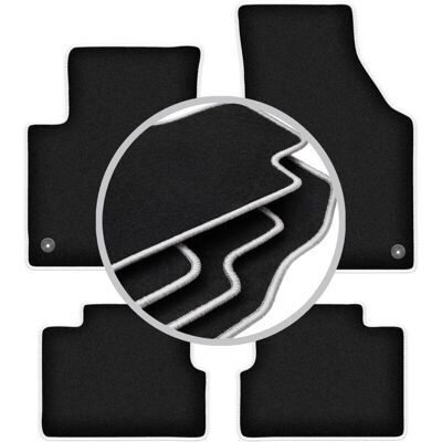 CARLUX-SILVER - WLG-CARLUX-SILVER - Negro - Car mats CARLUX-SILVER - WLG-CARLUX-SILVER - Negro - Car mats