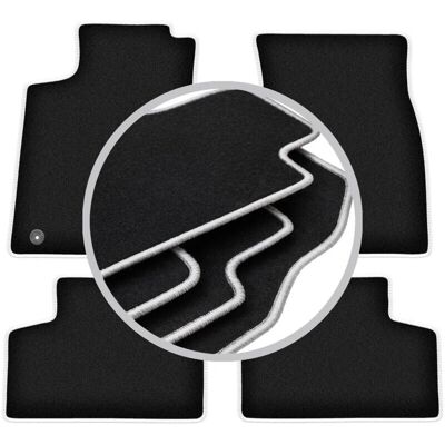 CARLUX-SILVER - WLG-CARLUX-SILVER - tapetes negros CARLUX-SILVER - WLG-CARLUX-SILVER - tapetes negros