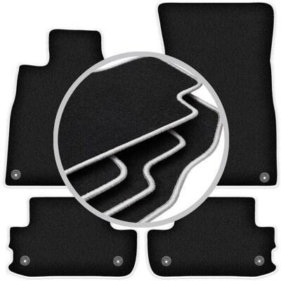 CARLUX-SILVER - Mercedes S W222 Coupé 2013- - Floor mats CARLUX-SILVER - Mercedes S W222 Coupé 2013- - Floor mats