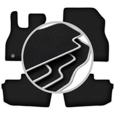 CARLUX-SILVER - Nissan Leaf II - Car Mats CARLUX-SILVER - Nissan Leaf II - Car Mats