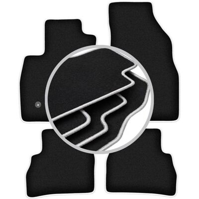 CARLUX-SILVER - Fiat Doblo III - Alfombrillas CARLUX-SILVER - Fiat Doblo III - Alfombrillas
