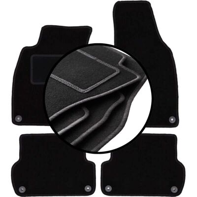 WLG-CARLUX-SILVER - Audi A4 B7 - Velour - Alfombrillas WLG-CARLUX-SILVER - Audi A4 B7 - Velour - Alfombrillas