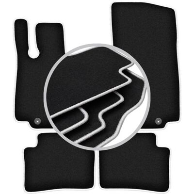Carlux-Silver - Mercedes C W206 - Negro - Alfombrillas Carlux-Silver - Mercedes C W206 - Negro - Alfombrillas