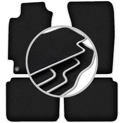 CARLUX-SILVER - Subaru Legacy 1998-2003 - Negro - Car Mats CARLUX-SILVER - Subaru Legacy 1998-2003 - Negro - Car Mats
