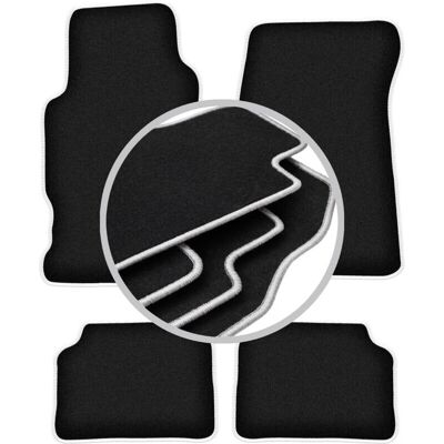 Carlux - WLG-CARLUX-SILVER - Negro perforado - Alfombrillas Carlux - WLG-CARLUX-SILVER - Negro perforado - Alfombrillas