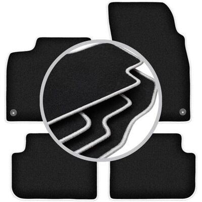 CARLUX-SILVER - Audi Q8 SUV (2020-) - Negro - Car Mats CARLUX-SILVER - Audi Q8 SUV (2020-) - Negro - Car Mats
