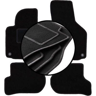 Volkswagen Jetta V - alfombrillas de velour - 2005-2011 - Alfombrillas de coche Volkswagen Jetta V - alfombrillas de velour - 2005-2011 - Alfombrillas de coche