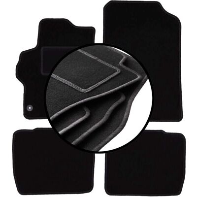 WLG BASIC+ - Citroën C-Elysee alfombrillas de velour WLG BASIC+ - Citroën C-Elysee alfombrillas de velour