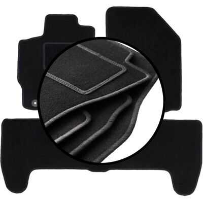 WLG - Yaris II (2005-2011) - Terciopelo - Tapetes para coche WLG - Yaris II (2005-2011) - Terciopelo - Tapetes para coche